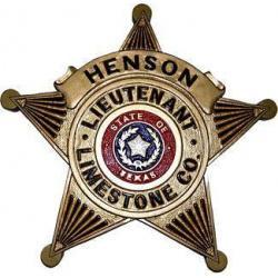 Limestone County Sheriff Badge Plaque