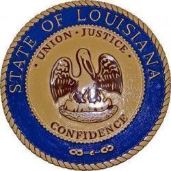 Louisiana State Seal Plaque 