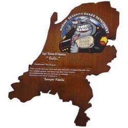 Deployment Presentation Plaque With Dedication