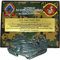 Marines 3rd AABN Delta Deployment Plaque