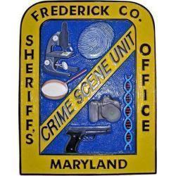 Maryland Crime Scene Unit Seal Plaque