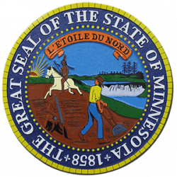 Minnesota State Seal Plaque 