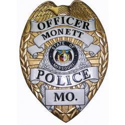 Monett Police Officer Badge 