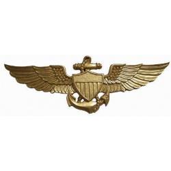 Naval Aviator Badge Gold Painted 