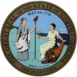 North Carolina State Seal Plaque 