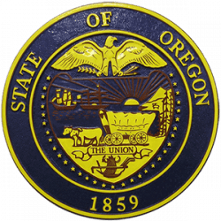 Oregon State Seal Plaque