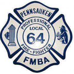 Pennsauken FMBA Firefighter Plaque 