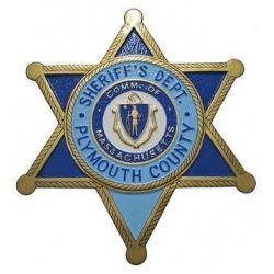 Plymouth County Sheriffs Office Badge Plaque