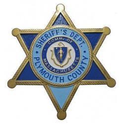 Plymouth County Sheriffs Office Badge Plaque 