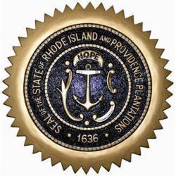 Rhode Island State Seal Plaque