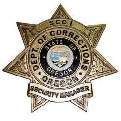 SCCI Security Manager Badge Plaque 