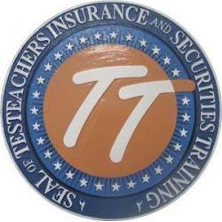 Seal of Testeachers Insurance and Securities Training Plaque