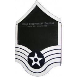 Shadow Box US Air Force E7 Painted Finish