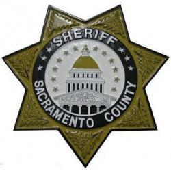 Sheriff Sacramento County Badge Plaque