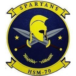 Spartans HSM 70 Seal Plaque