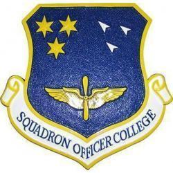 Squadron Officer College Crest Plaque