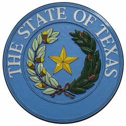 Texas State Seal Plaque 