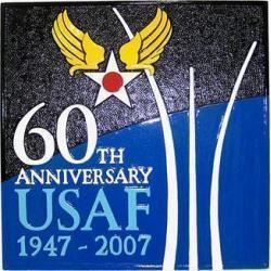 USAF 60th Anniversary Plaque 