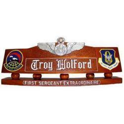 USAF Chief Enlisted Aircrew Desk Name Plate 