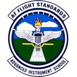 USAF Flight Standards Advanced Instrument School Emblem Seal Plaque
