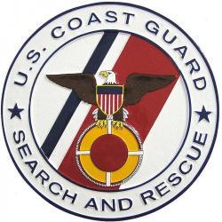 USCG Search and Rescue Plaque 