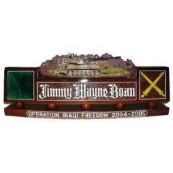 US Army Paladin Howitzer Artillery Desk Nameplate 