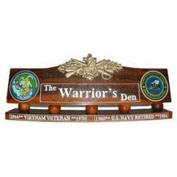 US Navy SeaBee Desk Nameplate