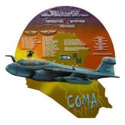 VMAQ-4 COMA Marine Corps Deployment Plaque