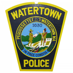 Watertown Police Patch Plaque