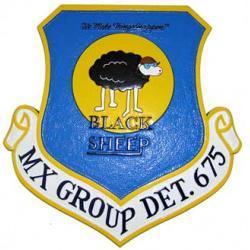afrotc detachment 675 black sheep squadron plaque