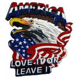 america love it or leave it plaque