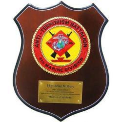 Anti-Terrorism Battalion, 4th Marine Division Patch Plaque 