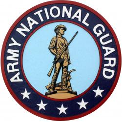 Army National Guard Seal Plaque