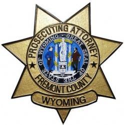 Attorney Wyoming Fremont County Badge Plaque 