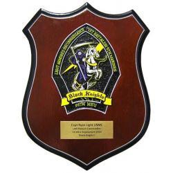 black knights dd shield plaque