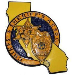 chiefs and sheriffs association podium seal plaque