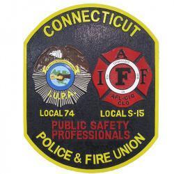 connecticut police and fire union cpfu custom-made plaque2 55547954