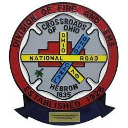 division of fire and ems seal plaque