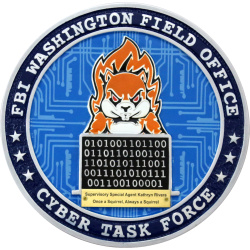 FBI Washington Field Office Cyber Task Force Plaque – Front view fbi-washington-field-office-cyber-task-force-plaque-front