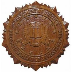 fbi natural seal plaque