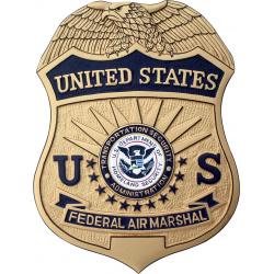 Federal Air Marshal badge plaque