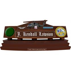 Custom Coin Holder Desk Nameplate