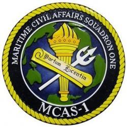 maritime civil affairs squadron one mcas seal plaque