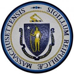 massachusetts state seal plaque