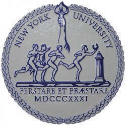 new york university plaque
