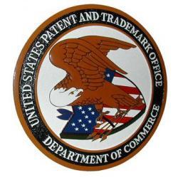 patent and trademark office plaque