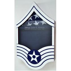 Shadow Box  US Air Force  E8 Painted Finish 