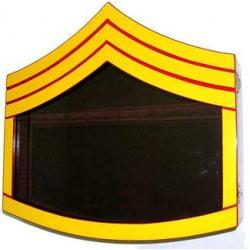 Shadow Box US Marine Corps E6 Painted Finish 