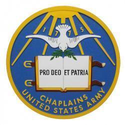 US Army Chaplain Corps Seal Plaque 