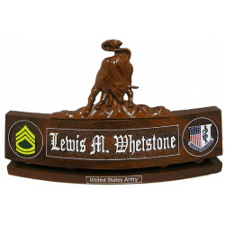 us army buffalo desk nameplate
